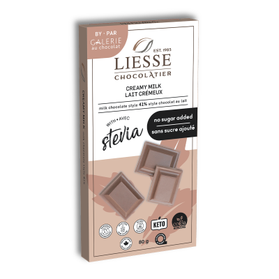 Keto Creamy Milk Chocolate Style Bar