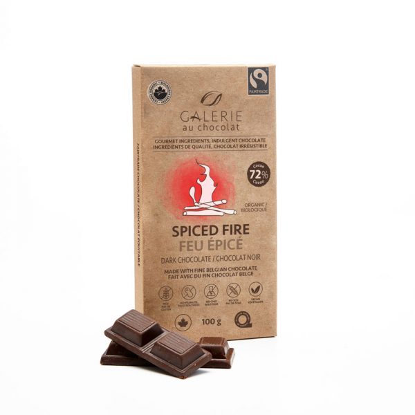 Dark Chocolate Spiced Fire Bar
