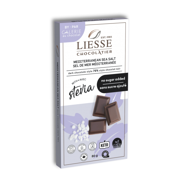 Keto Mediterranean Sea Salt Dark Chocolate