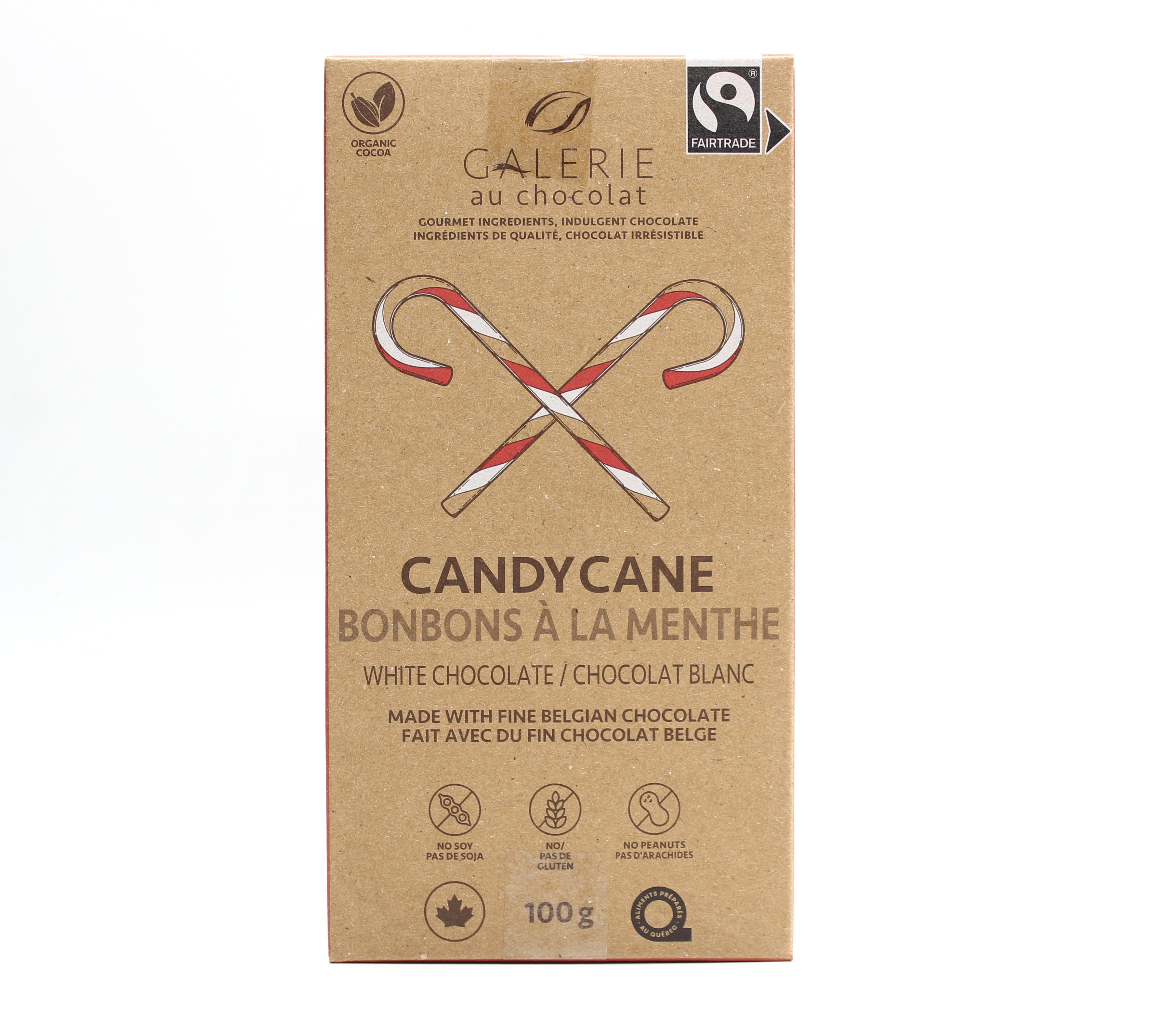 Galerie Au Chocolat Fairtrade – White Chocolate Candy Cane
