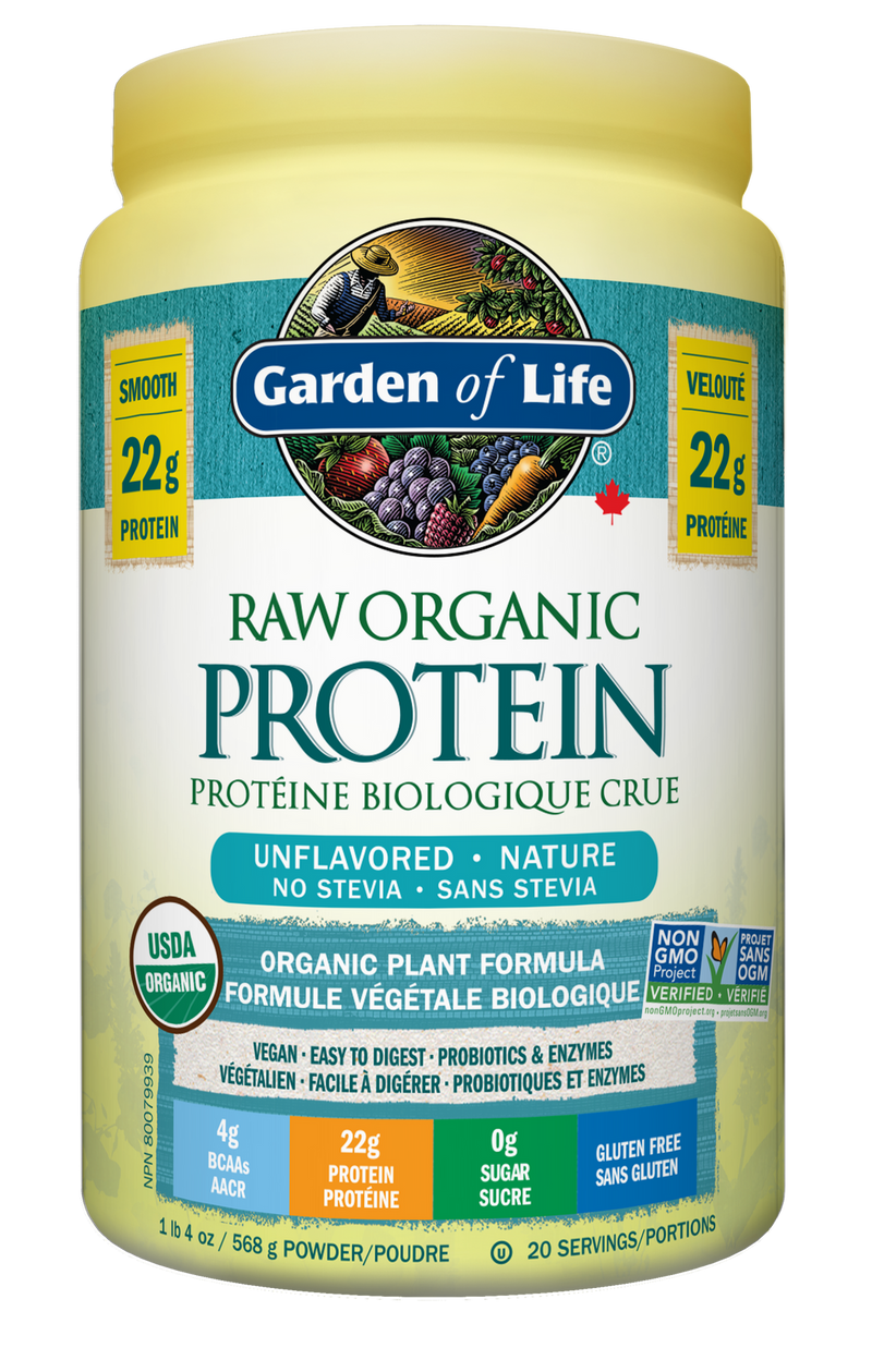Unflavoured Raw Organic Protein
