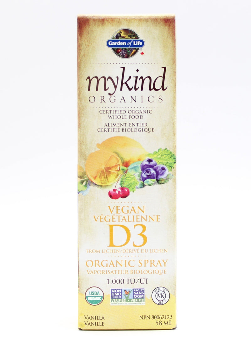 Organic Vitamin D3 Vanilla Spray
