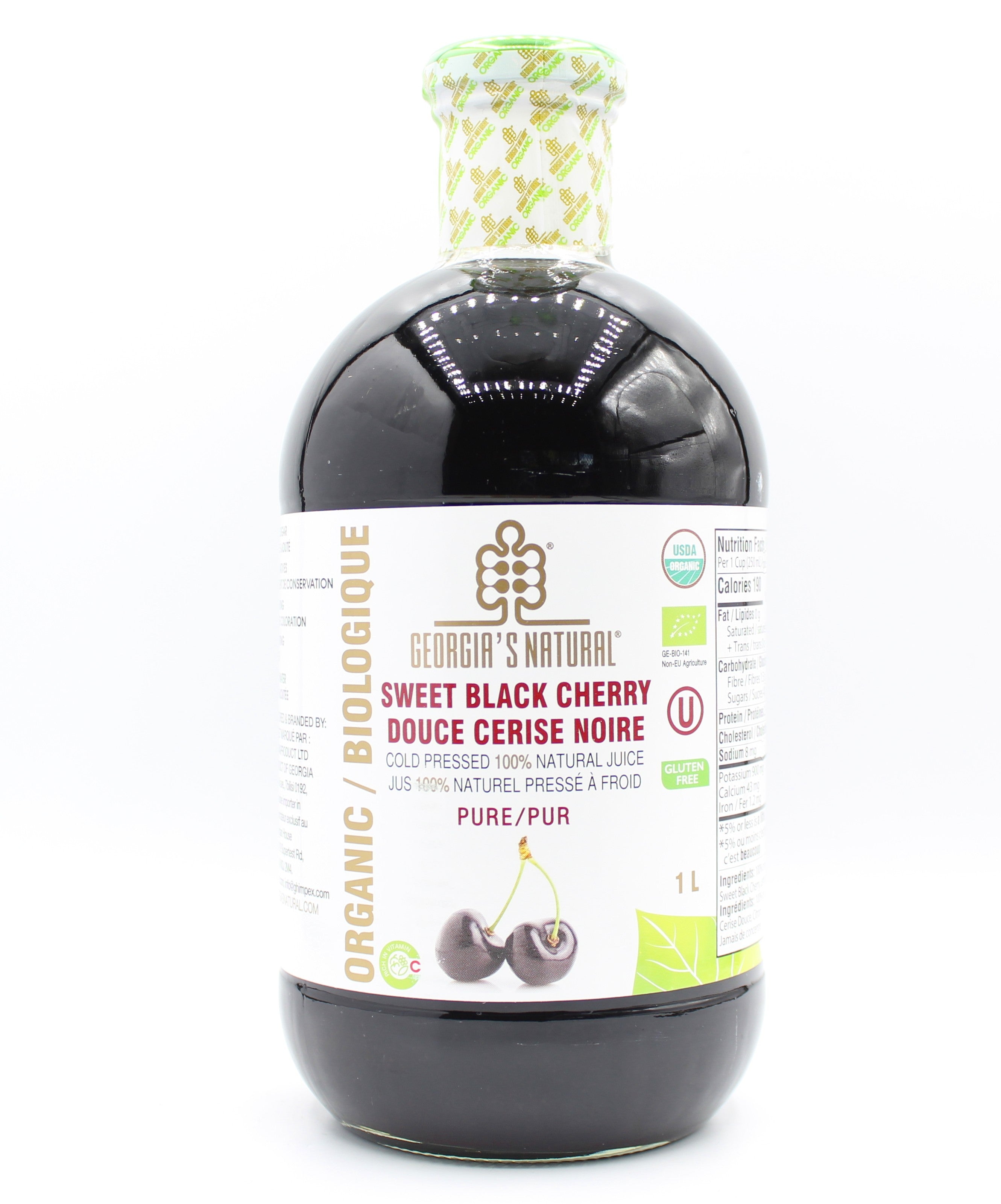 Organic Sweet Black Cherry Juice