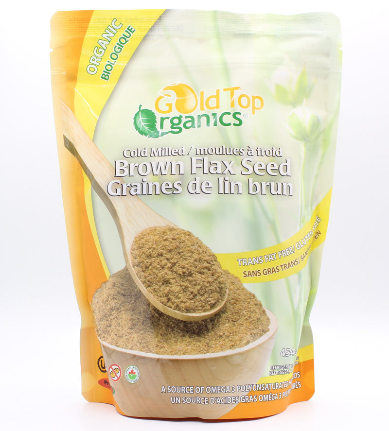 Organic Ground Brown Flax Seeds