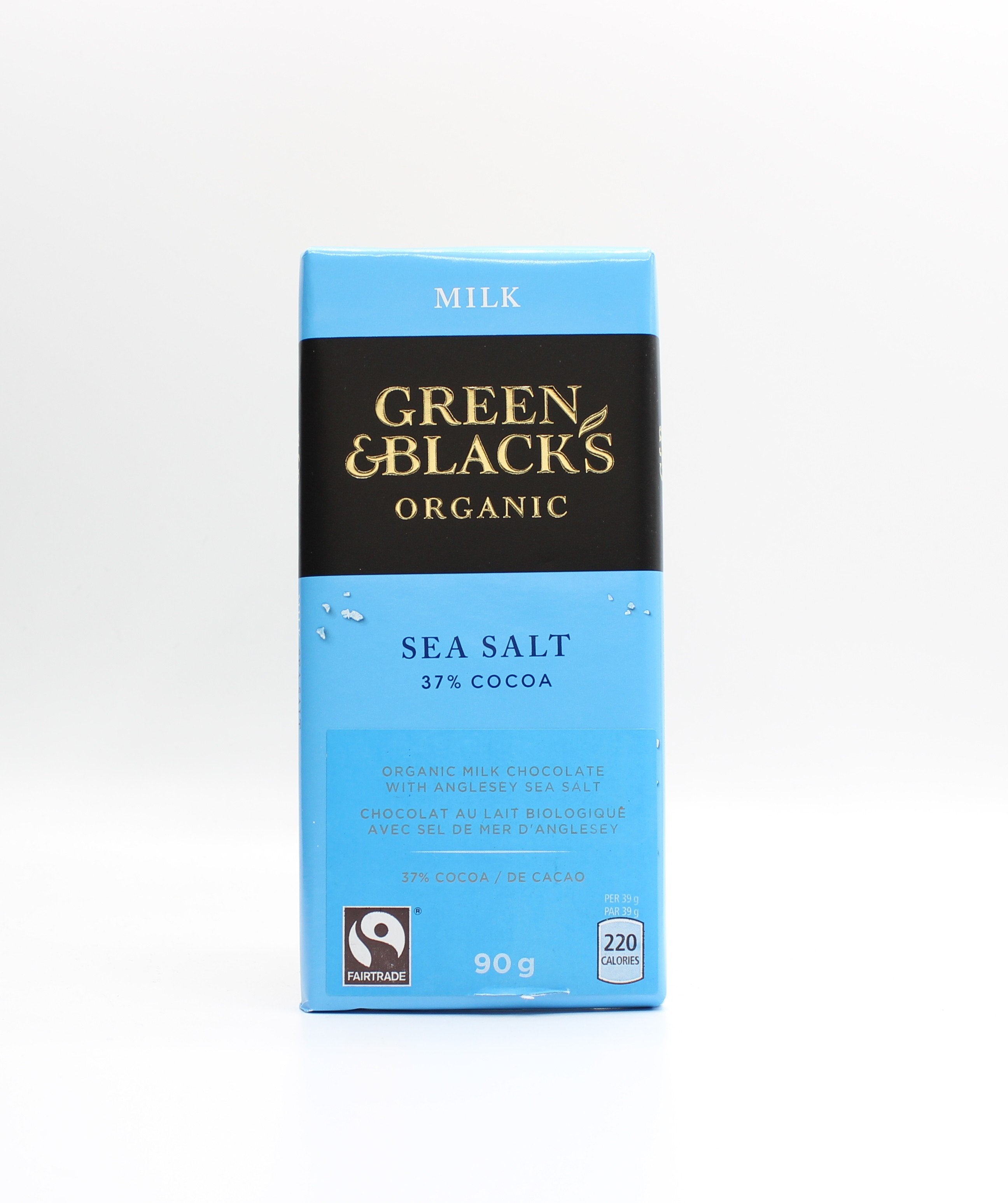 Green & Blacks Organic Sea Salt Milk Chocolate Bar