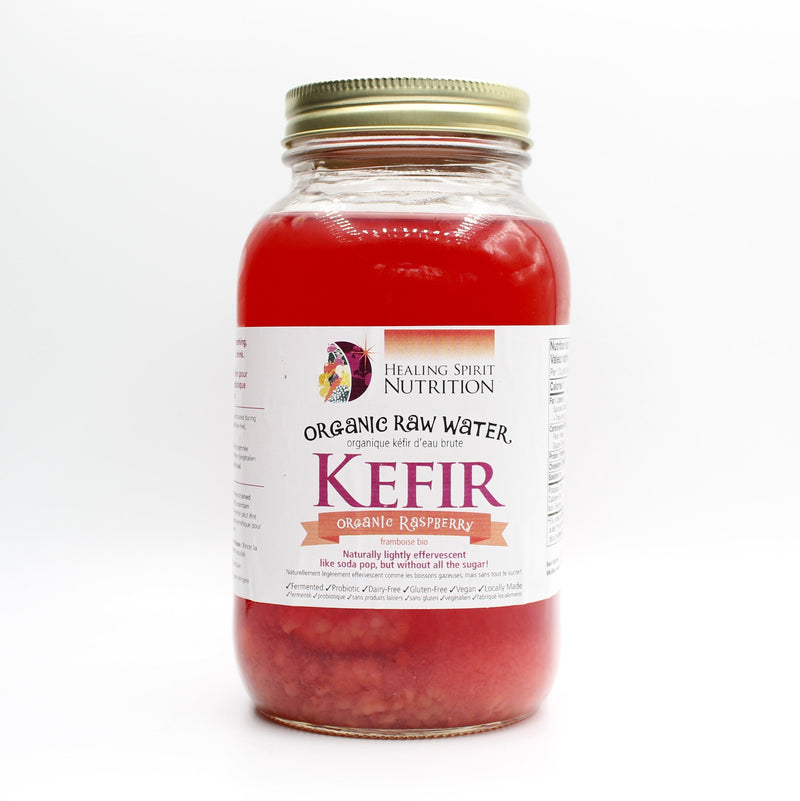 Organic Raw Raspberry Water Kefir