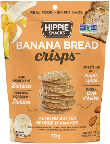 Almond Butter Banana Bread Crisps