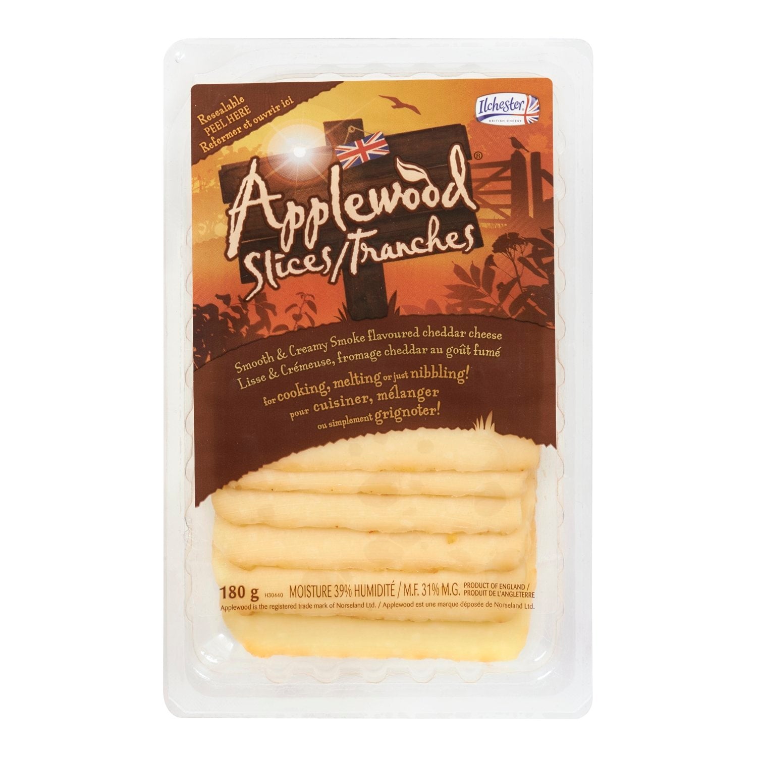 Ilchester Applewood Cheese Slices