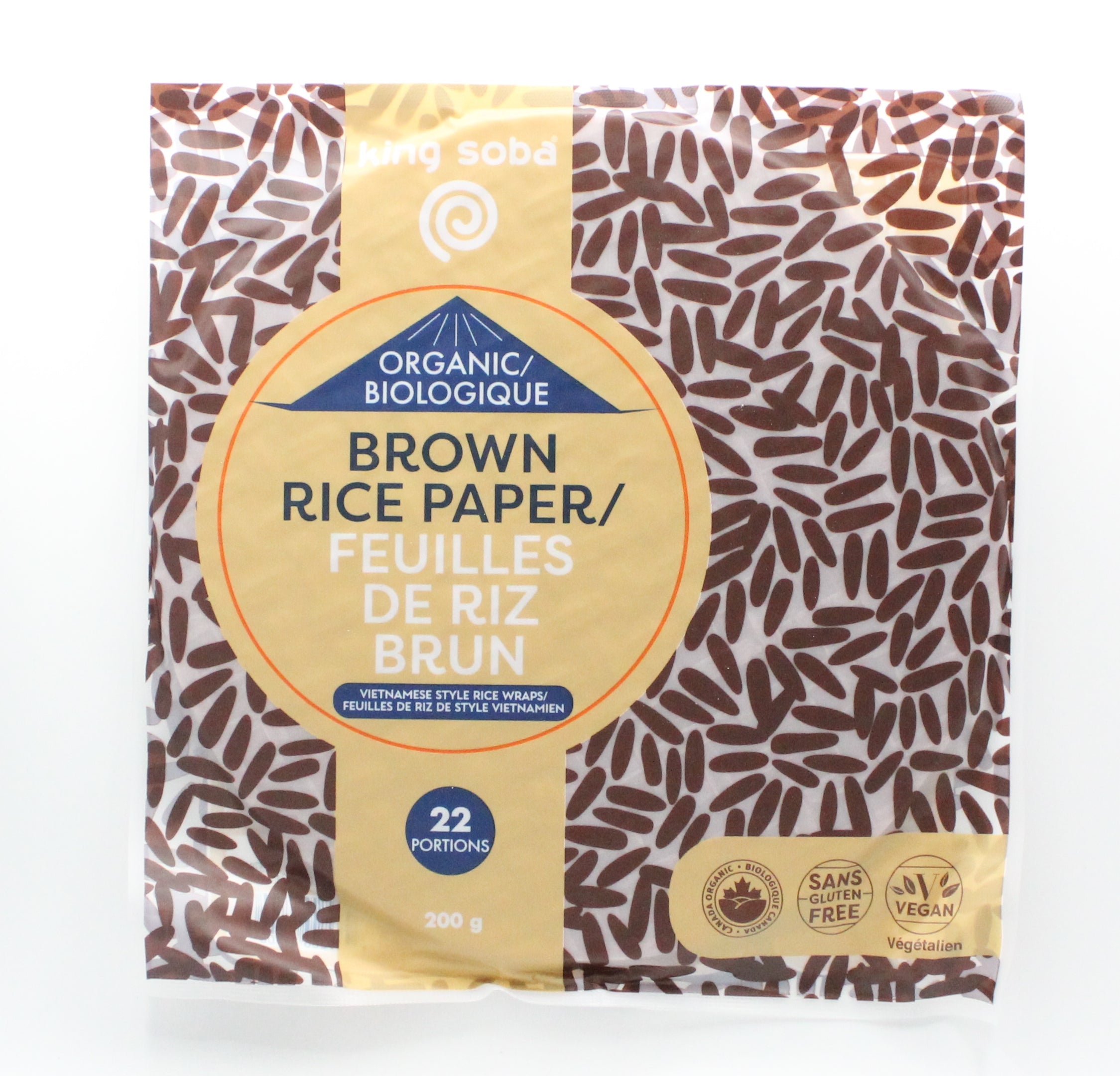 Organic Brown Rice Paper Wrap