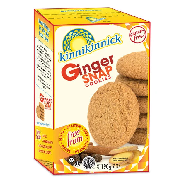 Gluten Free Ginger Snaps Cookies