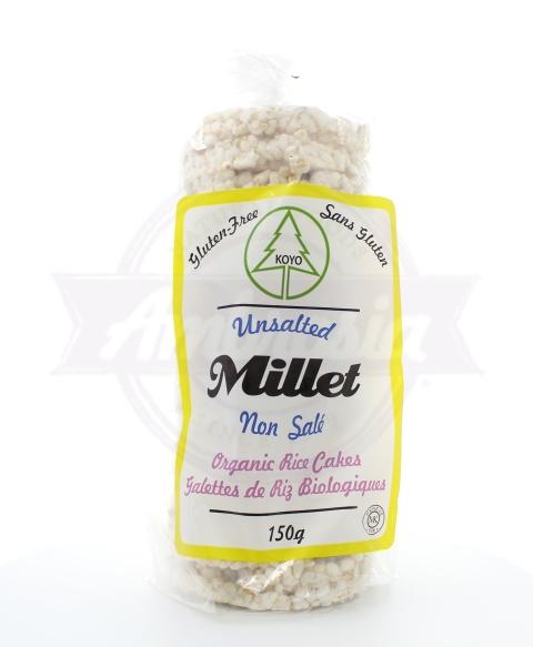 Organic Millet Unsalted Rice Cakes