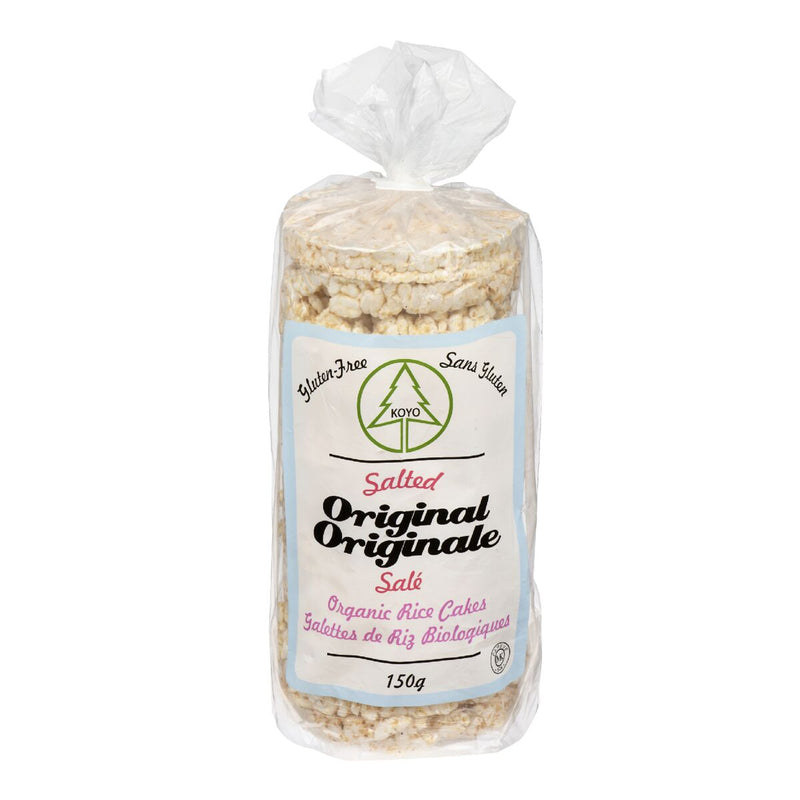 Organic Gluten Free Salted Plain Rice Cakes