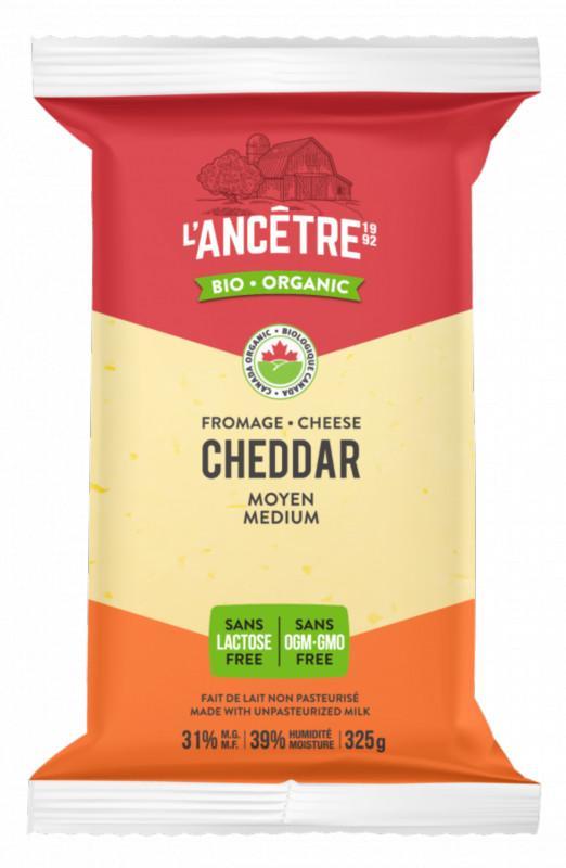 Organic Medium Cheddar Cheese