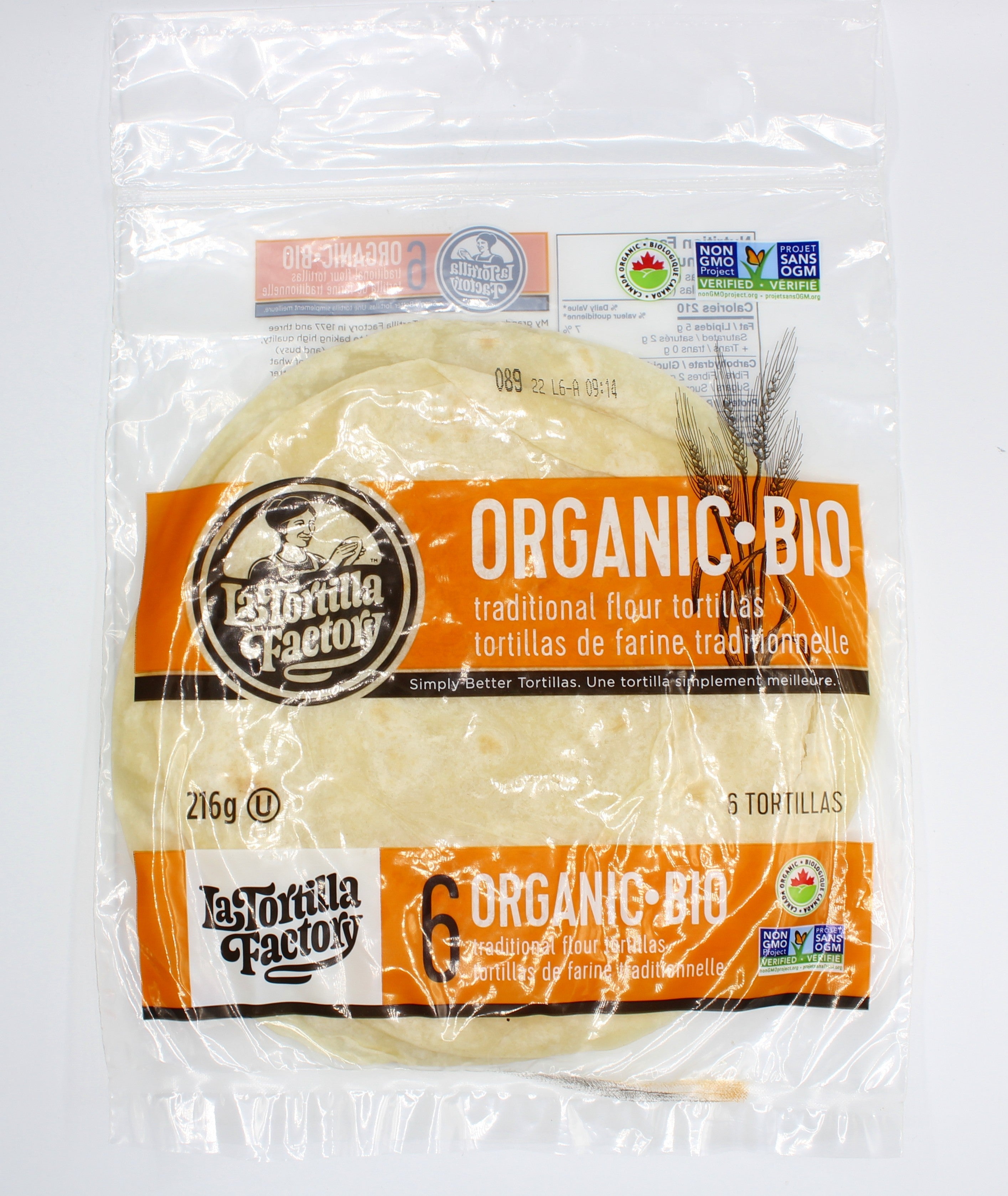 Organic Traditional Tortillas