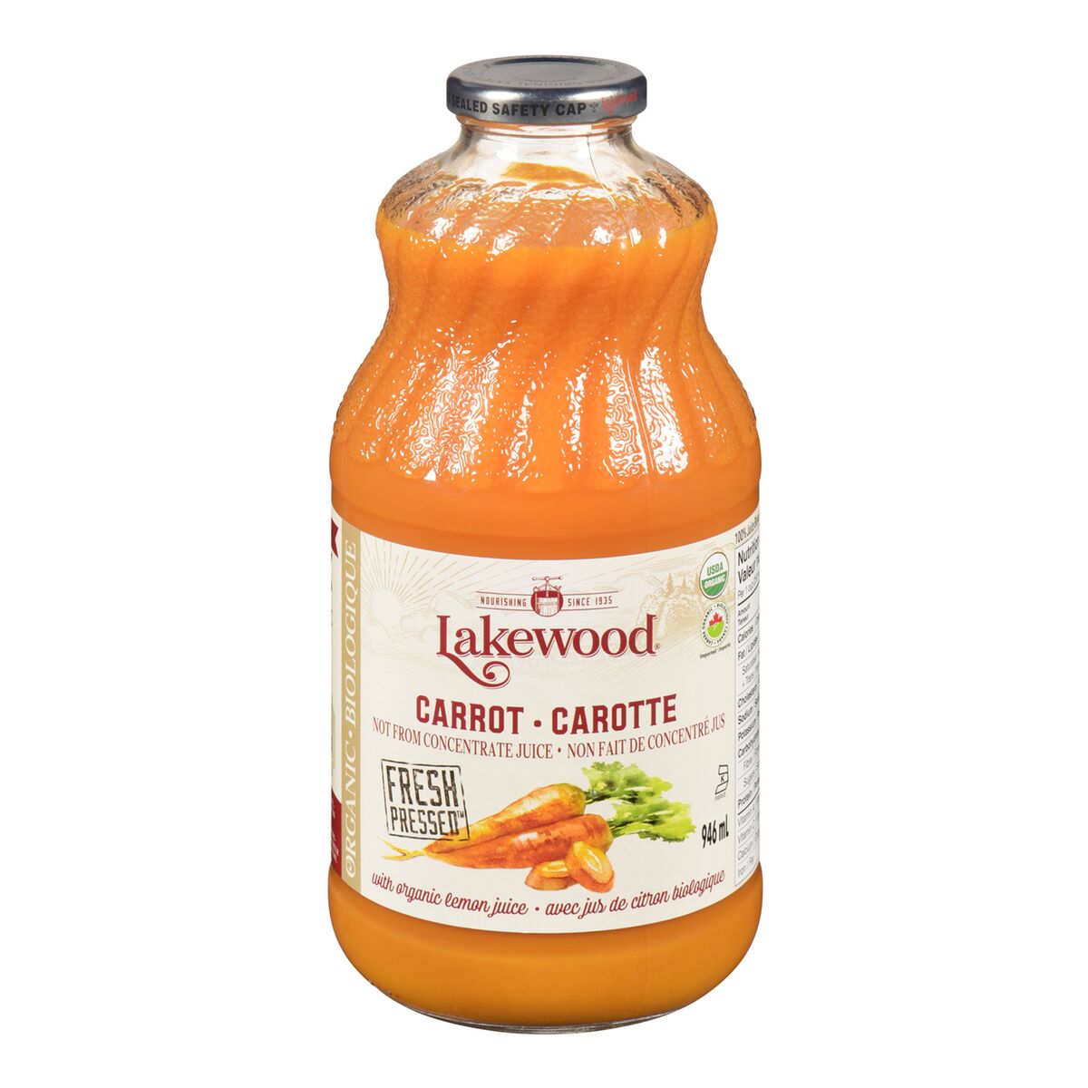 Organic Carrot Juice Blend