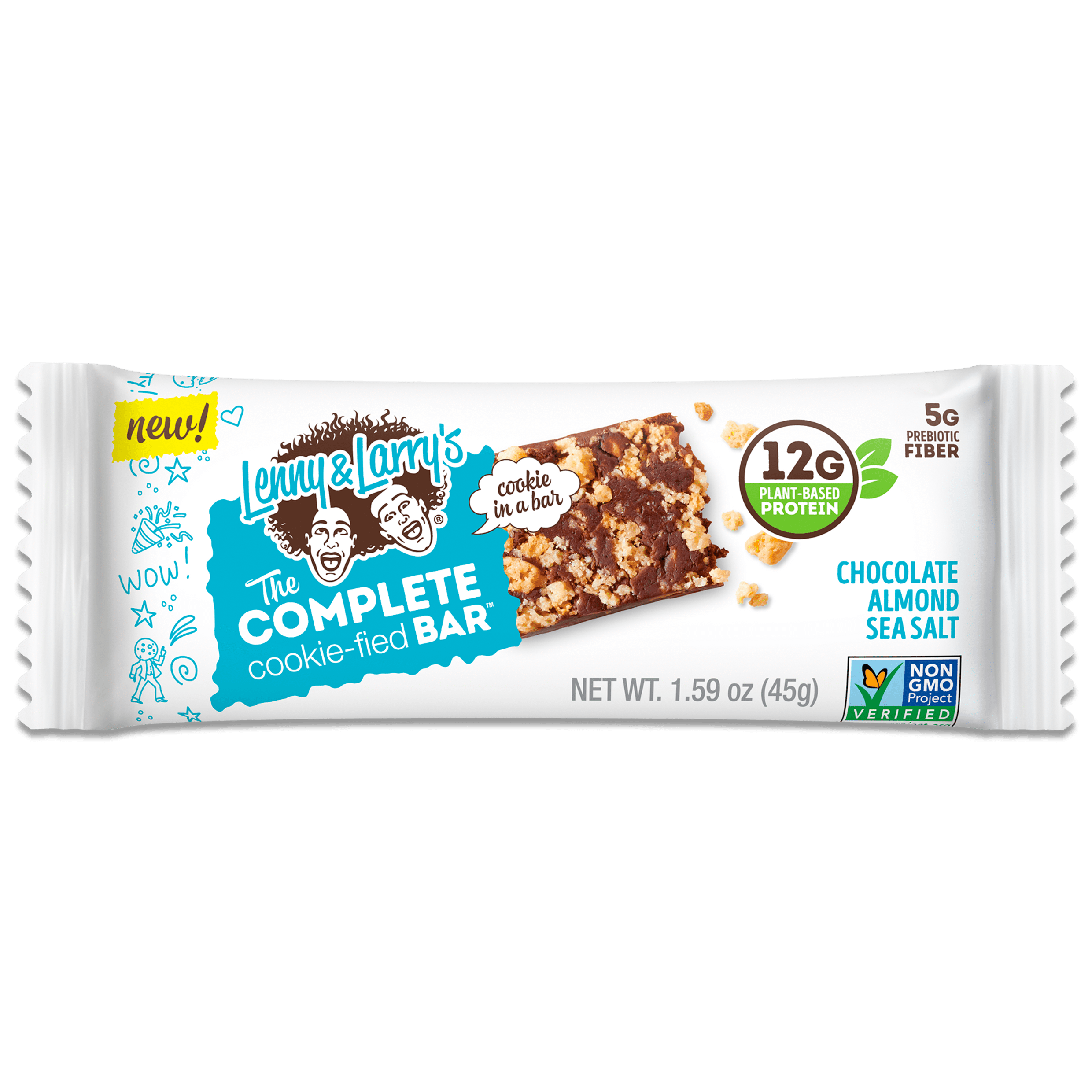Chocolate Almond Sea Salt Cookie Bar