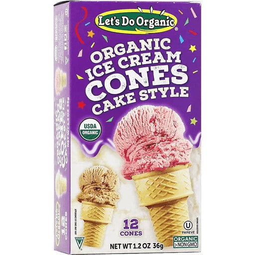 Organic Ice Cream Cones