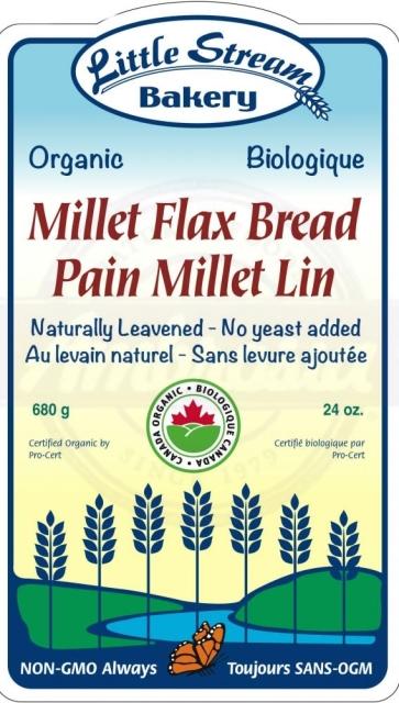 Organic Millet Flax Bread