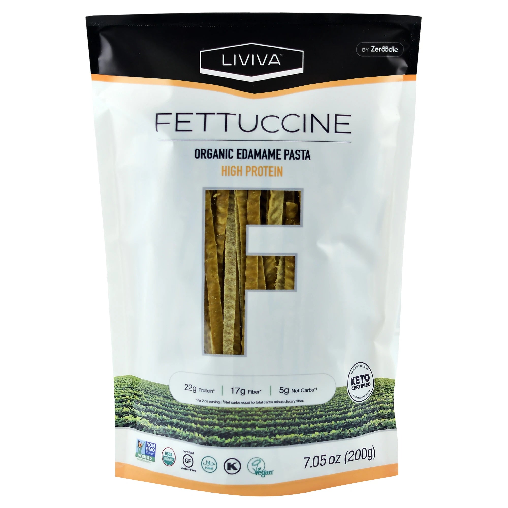 Organic Edamame Fettuccine
