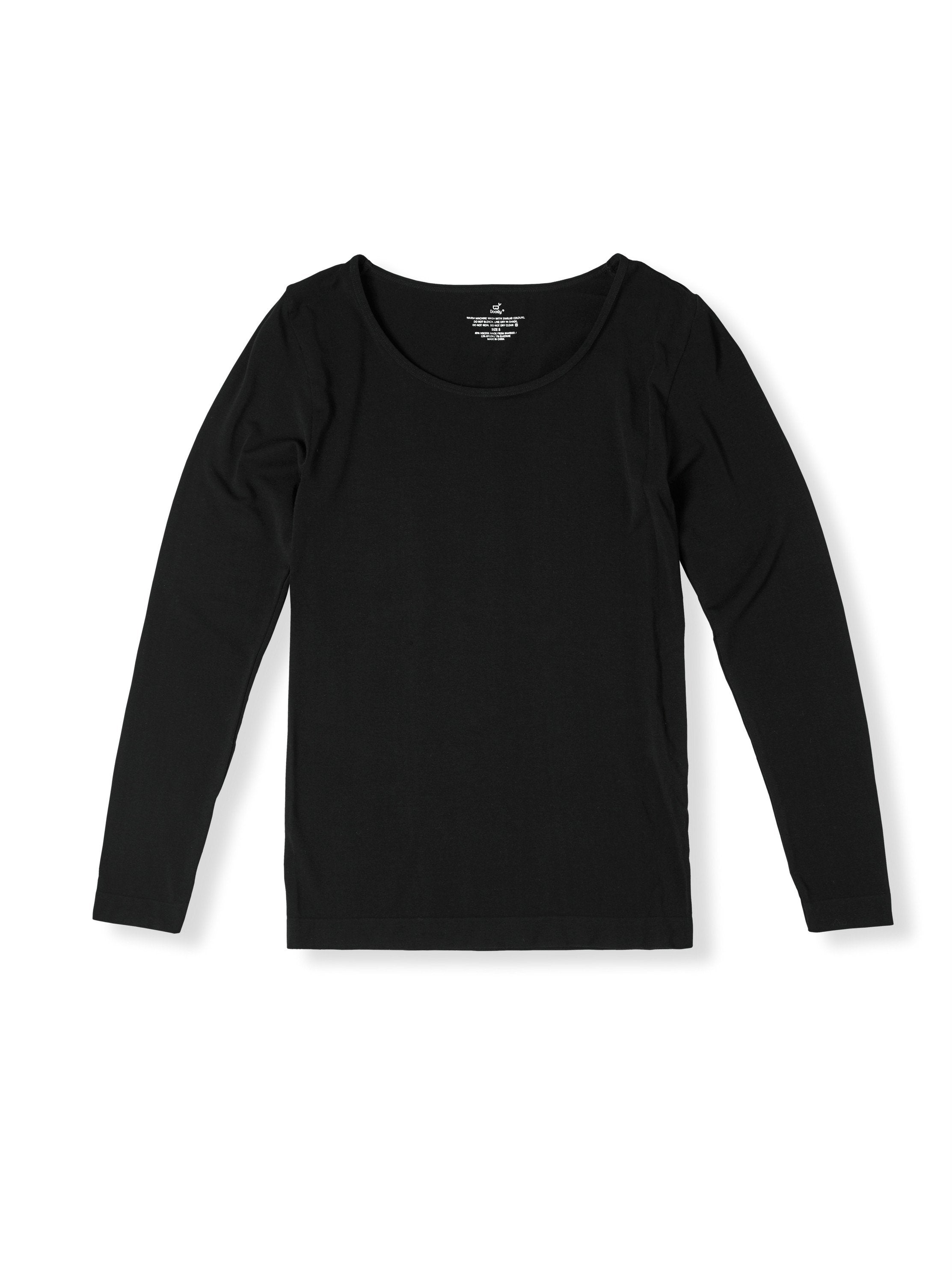 Boody Wear Women Long Sleeve Black - Small