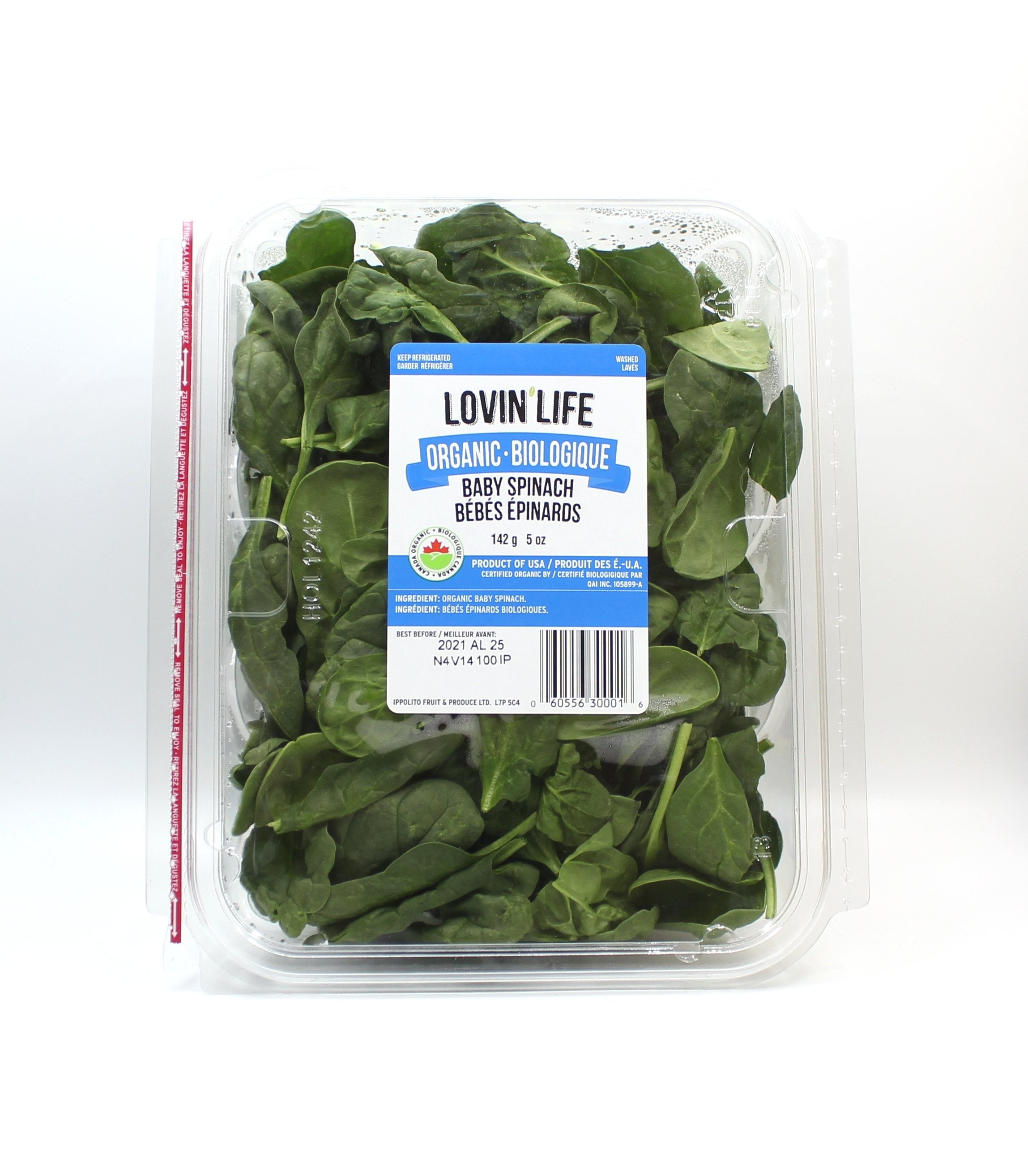 Organic Baby Spinach