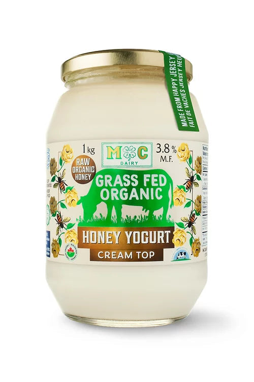 Organic Grass Fed Honey Yogurt