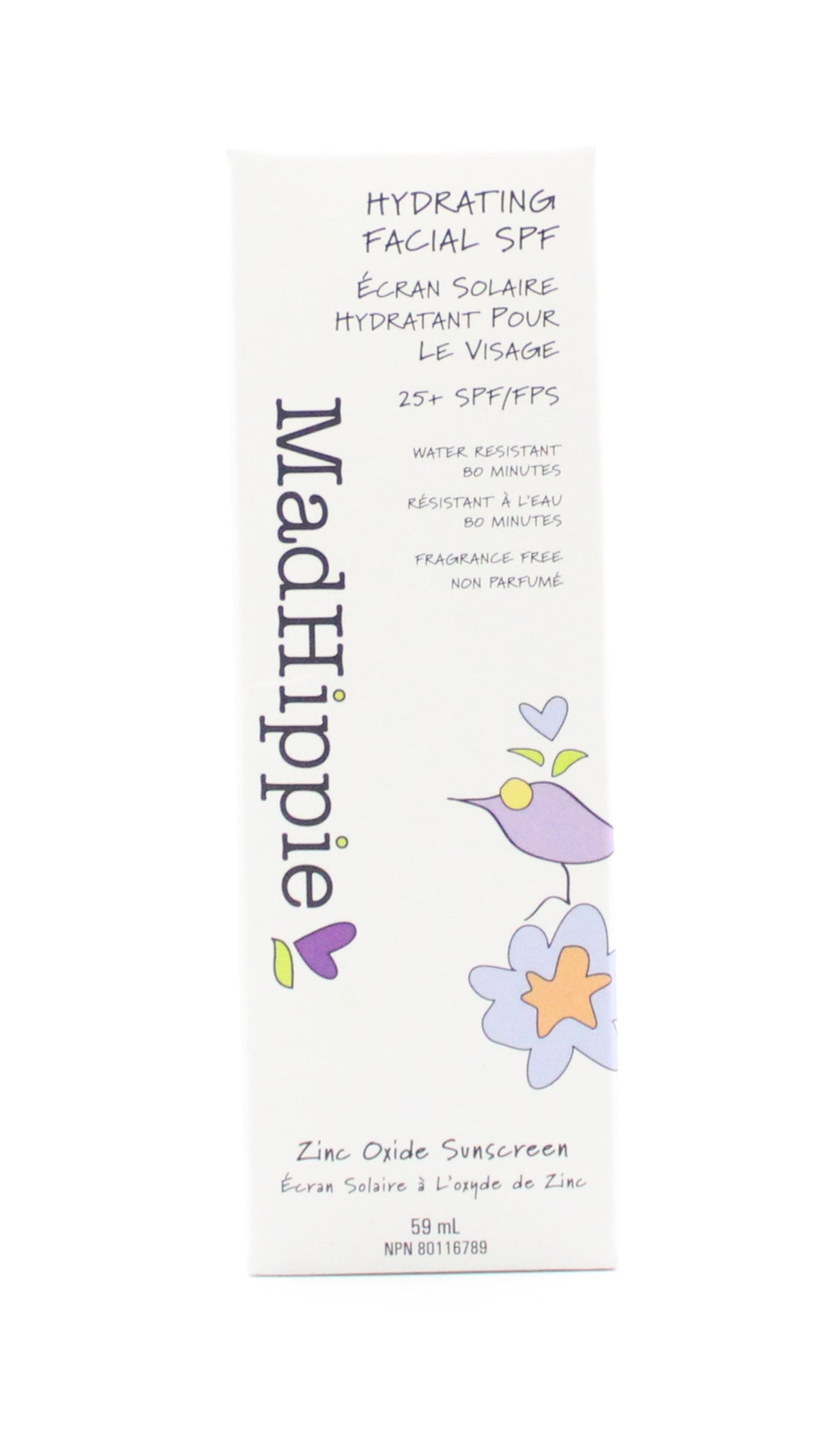 25+ SPF Hydrating Facial SPF Zinc Oxide Sunscreen