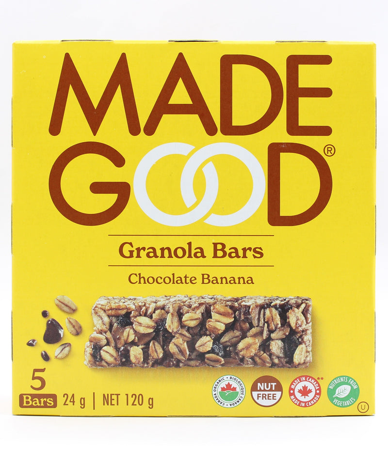 Chocolate Banana Granola Bars