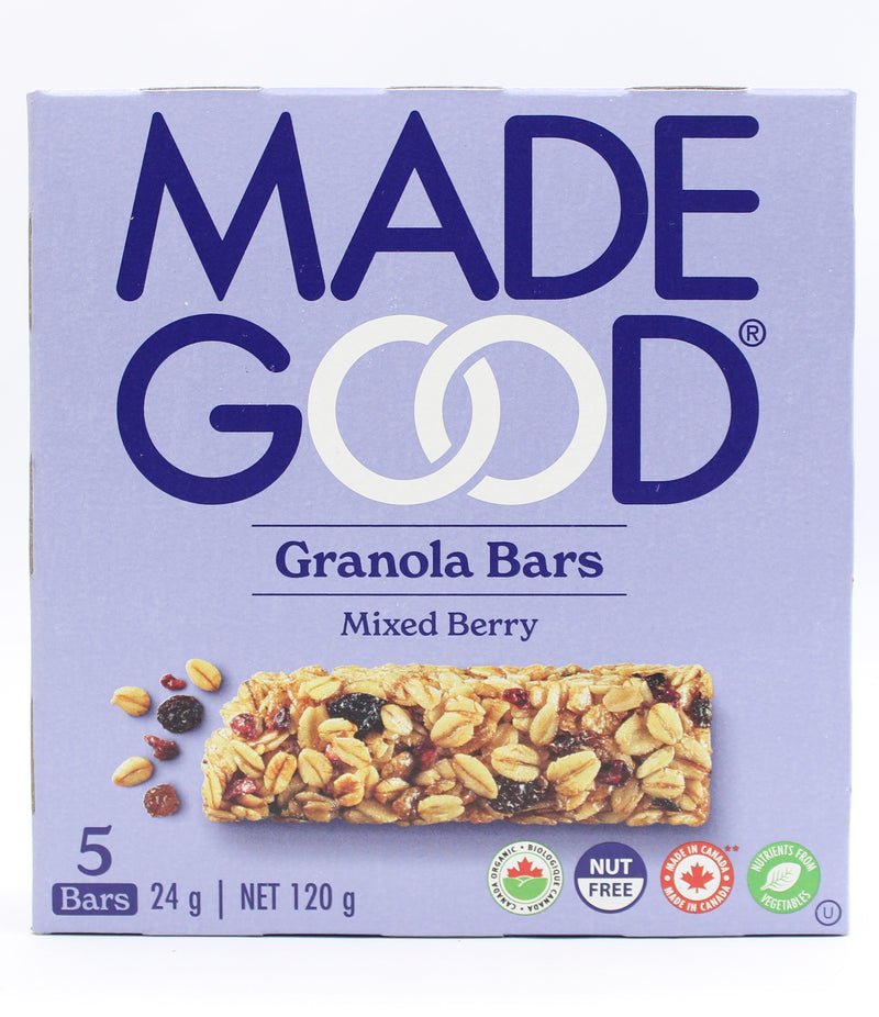 Mixed Berries Granola Bars