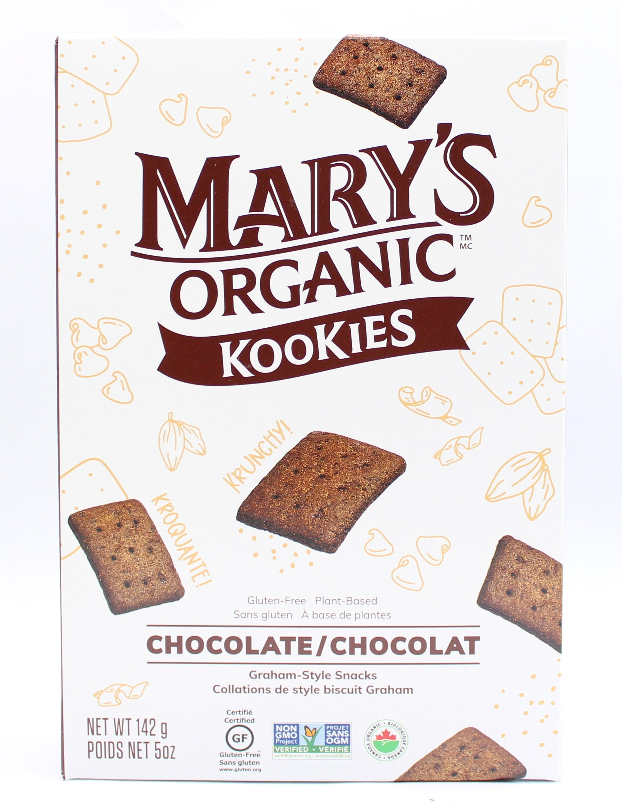 Mary's Organic Crackers Graham Chocolate Kookies