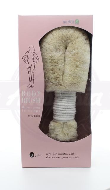 Soft Jute 9" White Body Brush
