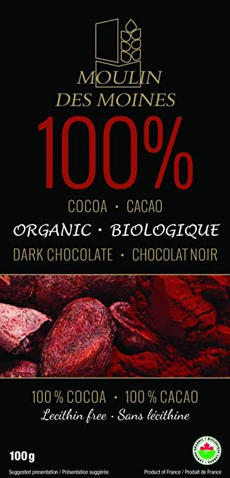 Organic 100% Bitter Chocolate