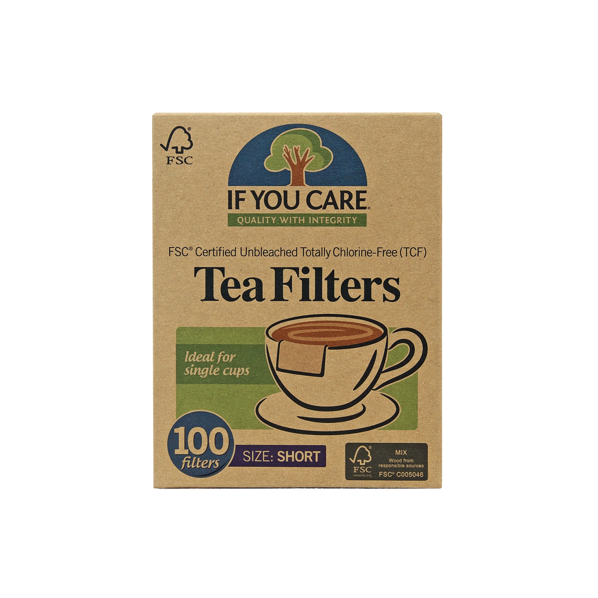Short Tea Filters