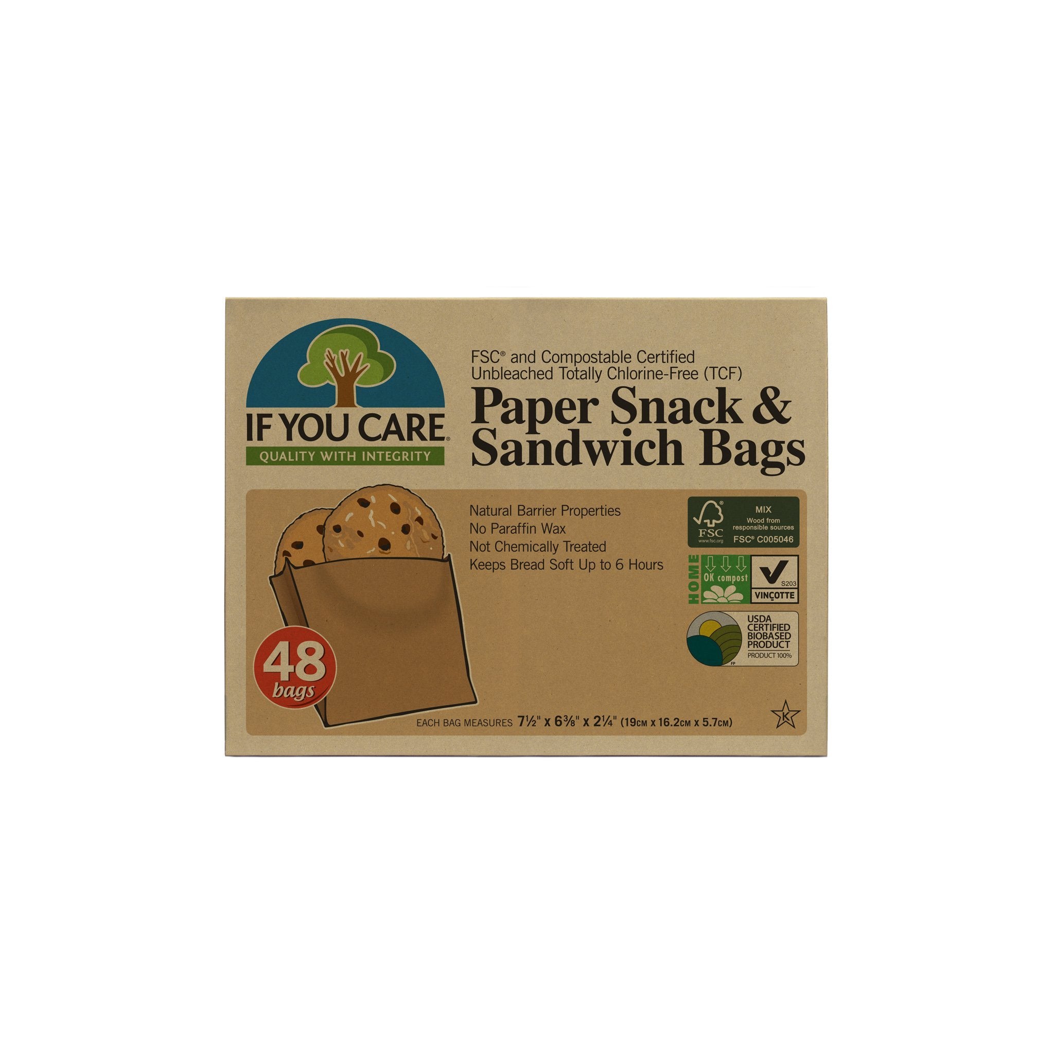 Paper Snack & Sandwich Bags