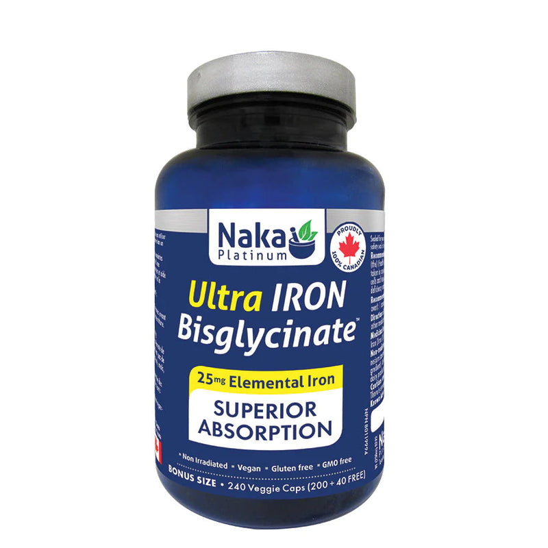 Ultra Iron Bisglycinate - 25mg (Bonus Size)