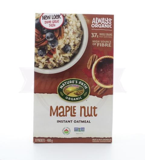 Organic Maple Nut Hot Oatmeal