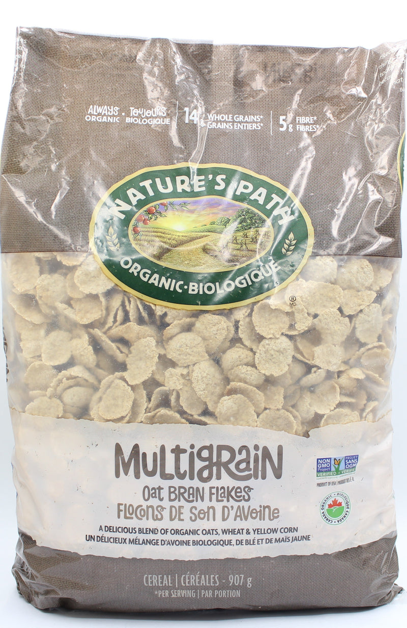 Organic Multigrain Oat Bran Flakes Eco Pac
