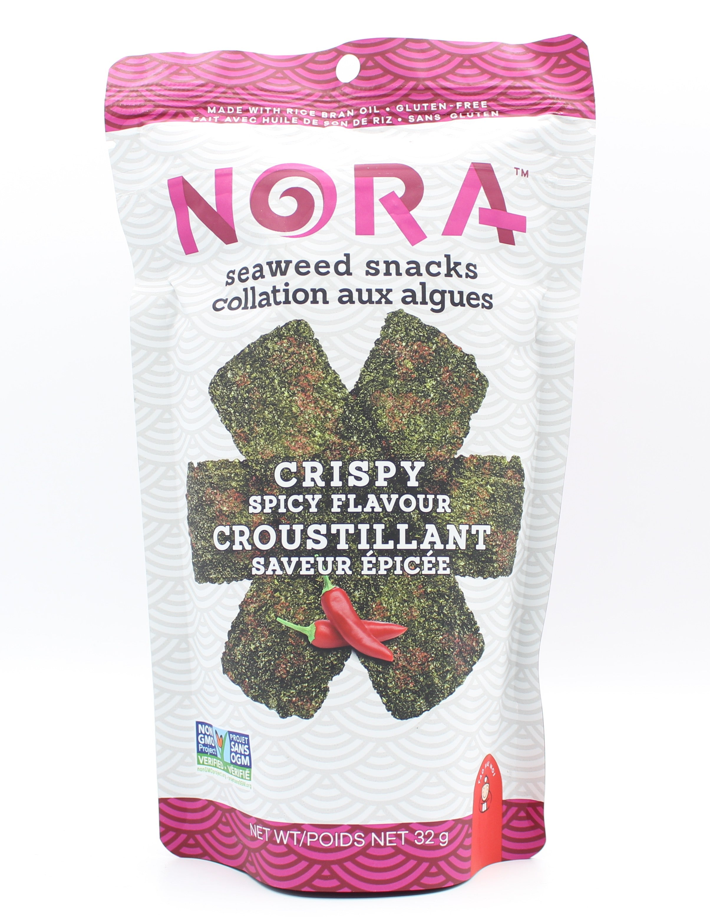 Spicy Crispy Seaweed Snacks