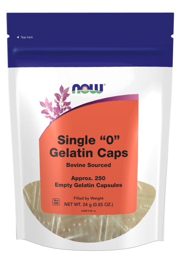 Single "0" Gelatin Caps