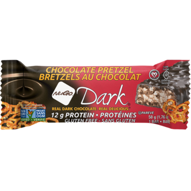 Dark Chocolate Pretzel Bar