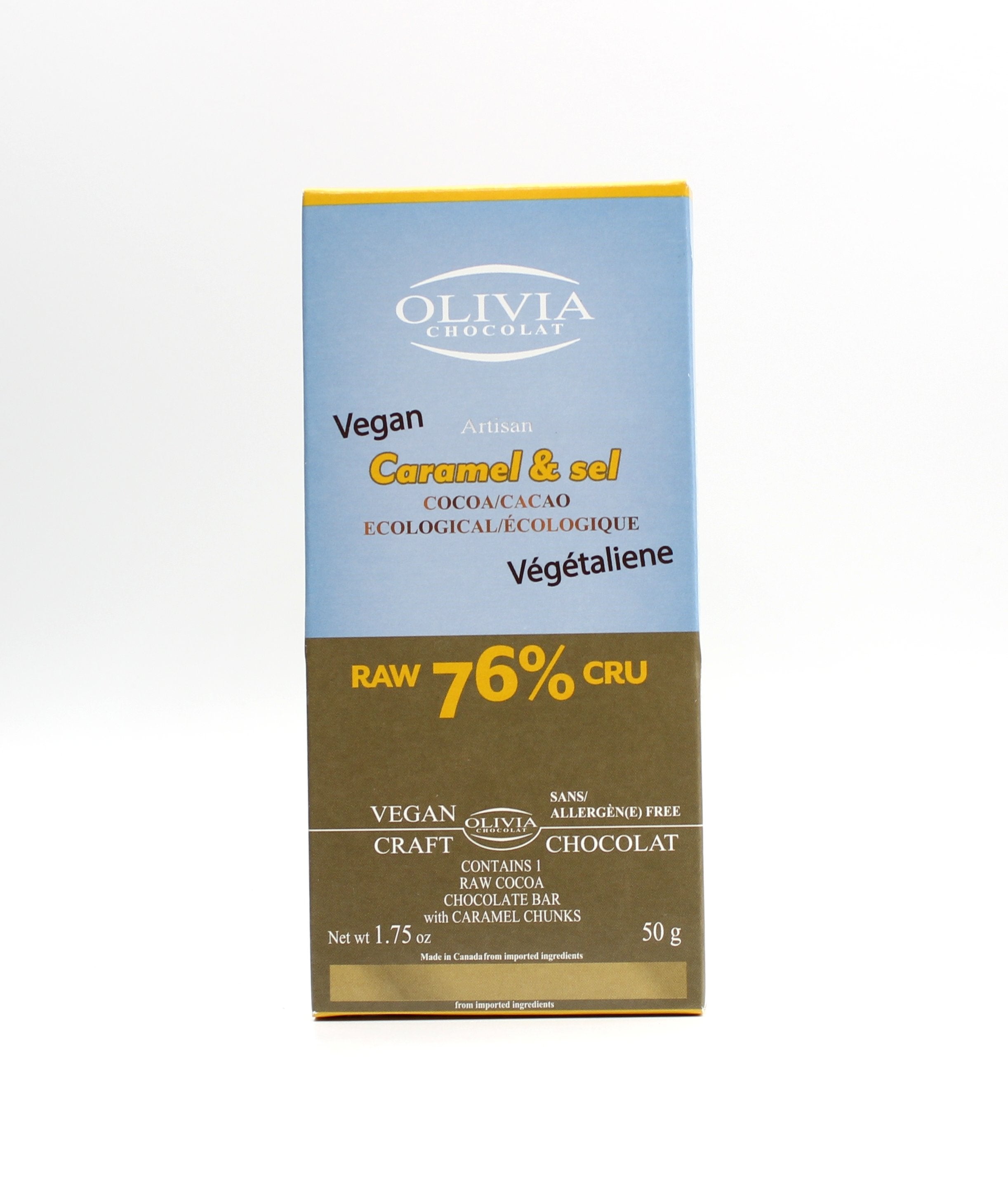 76% Raw Caramel & Salt Chocolate