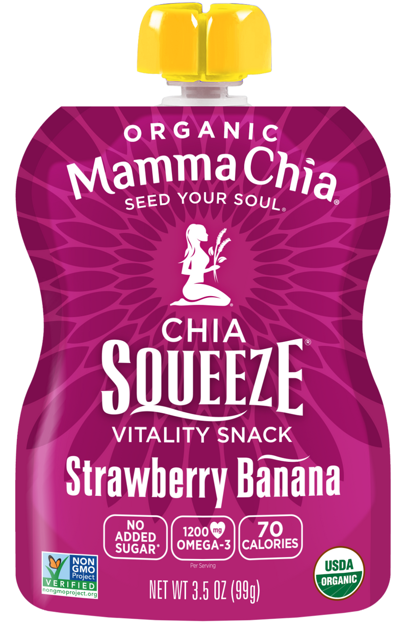 Organic Strawberry Banana Squeeze Pouch