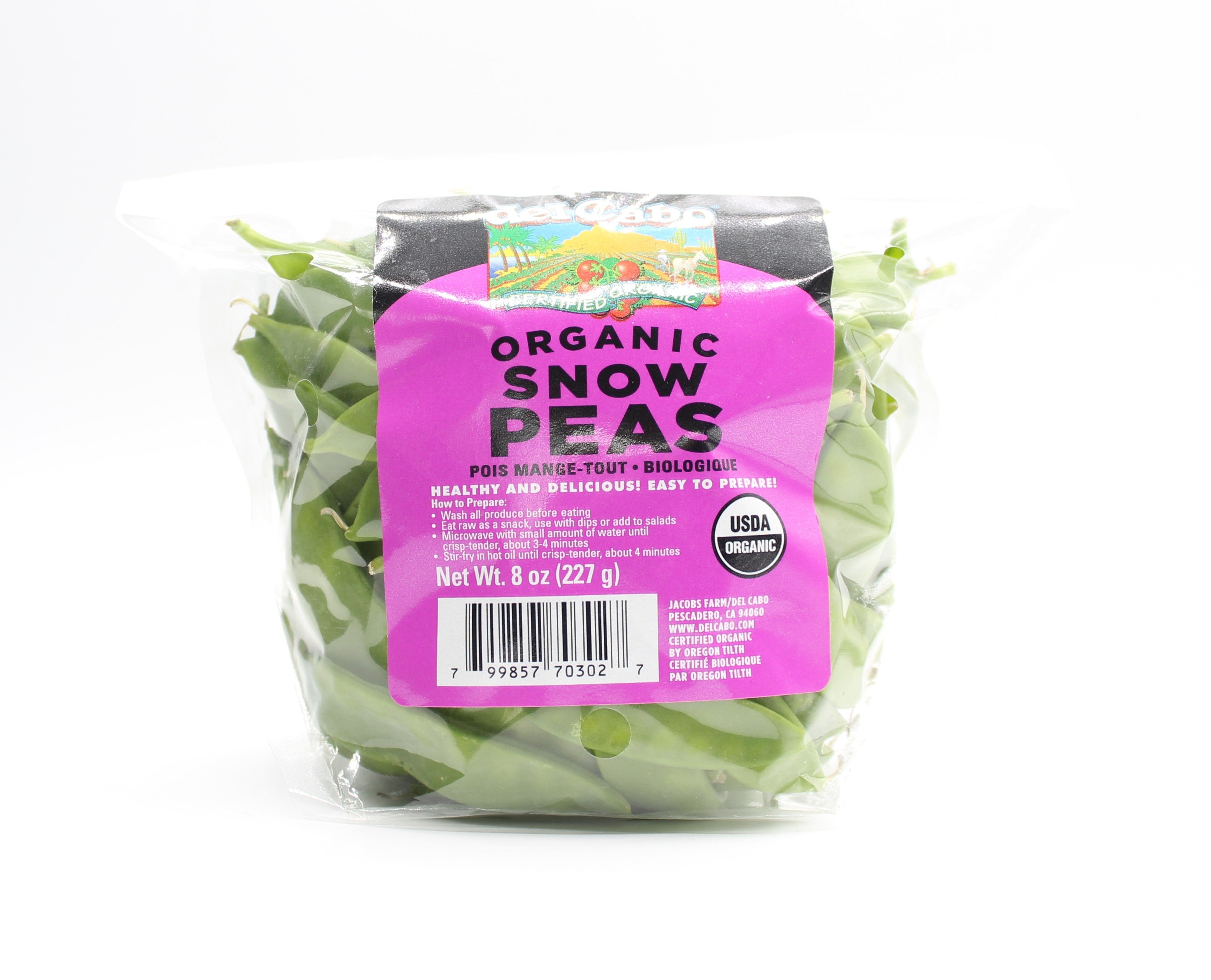Produce Organic Snow Peas