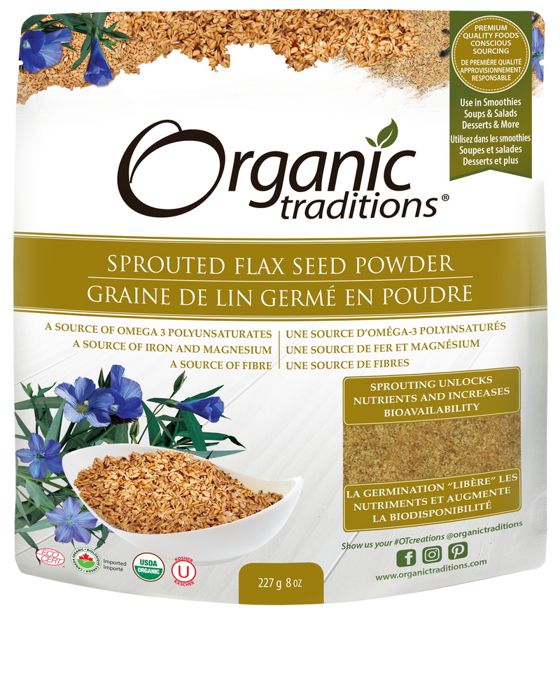Organic Sprouted Flax Seed Powder