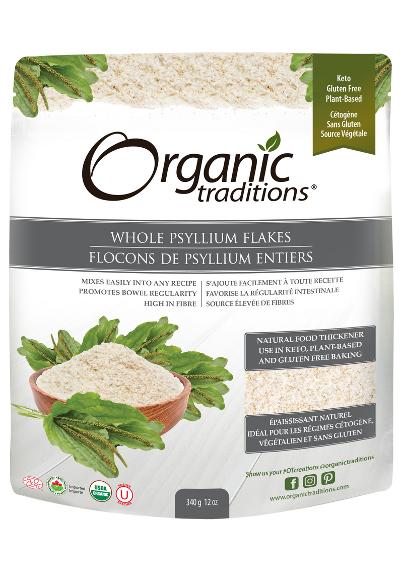 Organic Whole Psyllium Flakes
