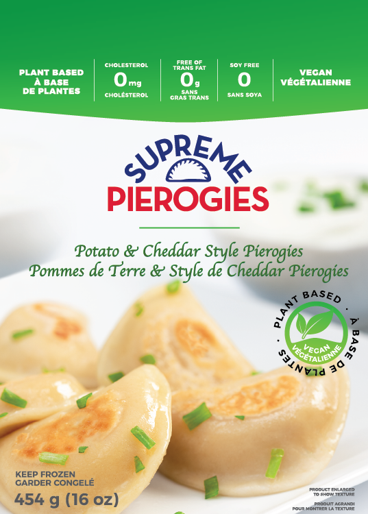 Cheddar & Potato Perogies