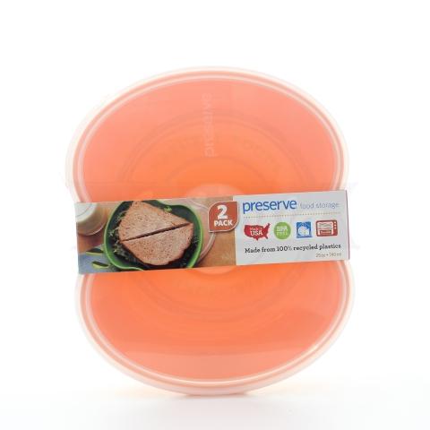 Orange 2 Pack Containers