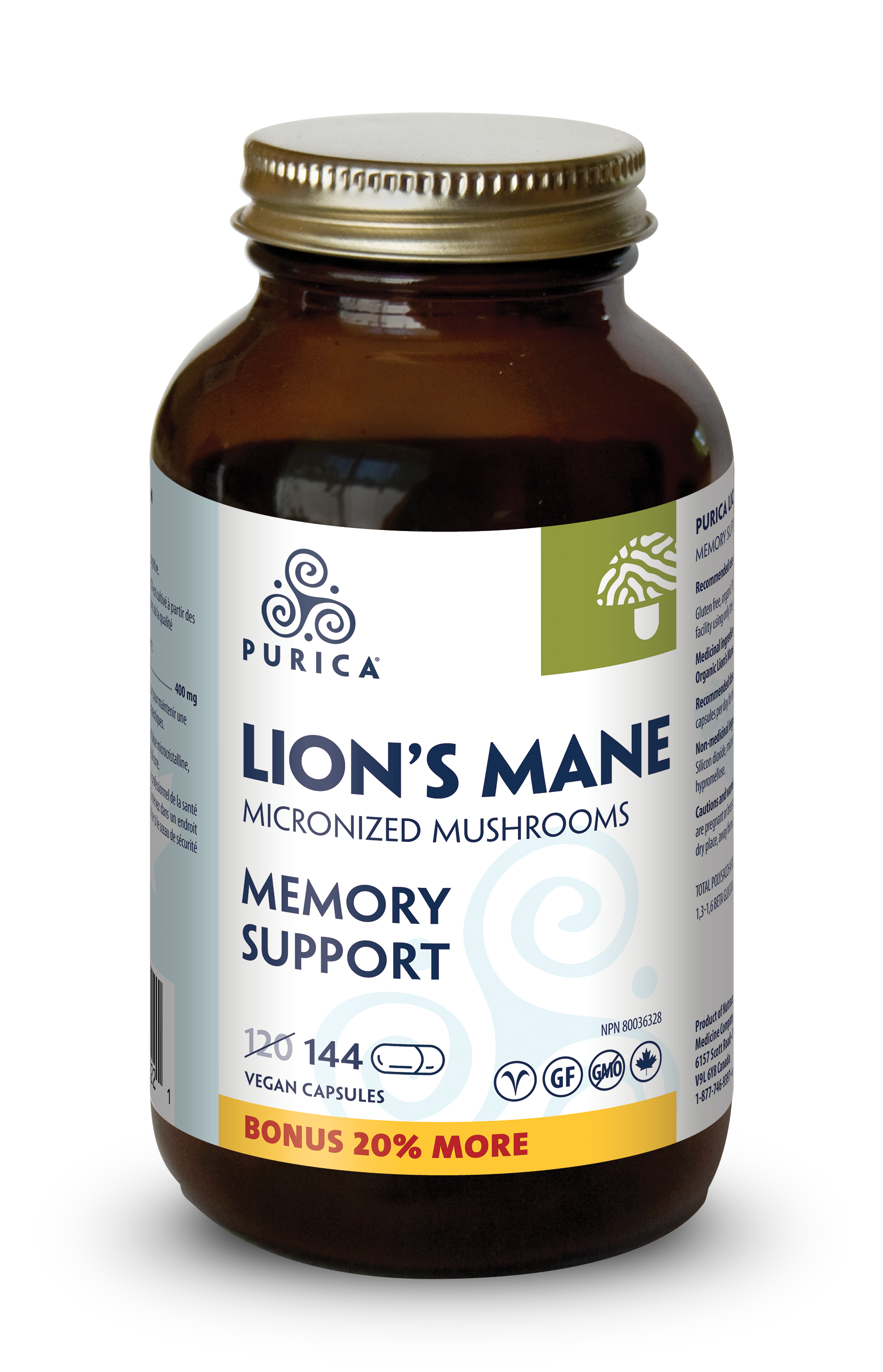 Purica Lion's Mane (Bonus Size)