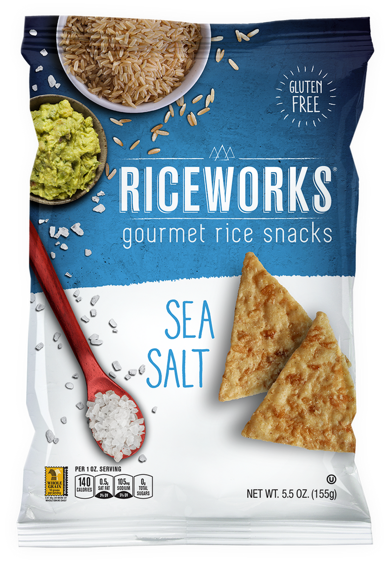 Gluten Free Sea Salt Rice Snacks