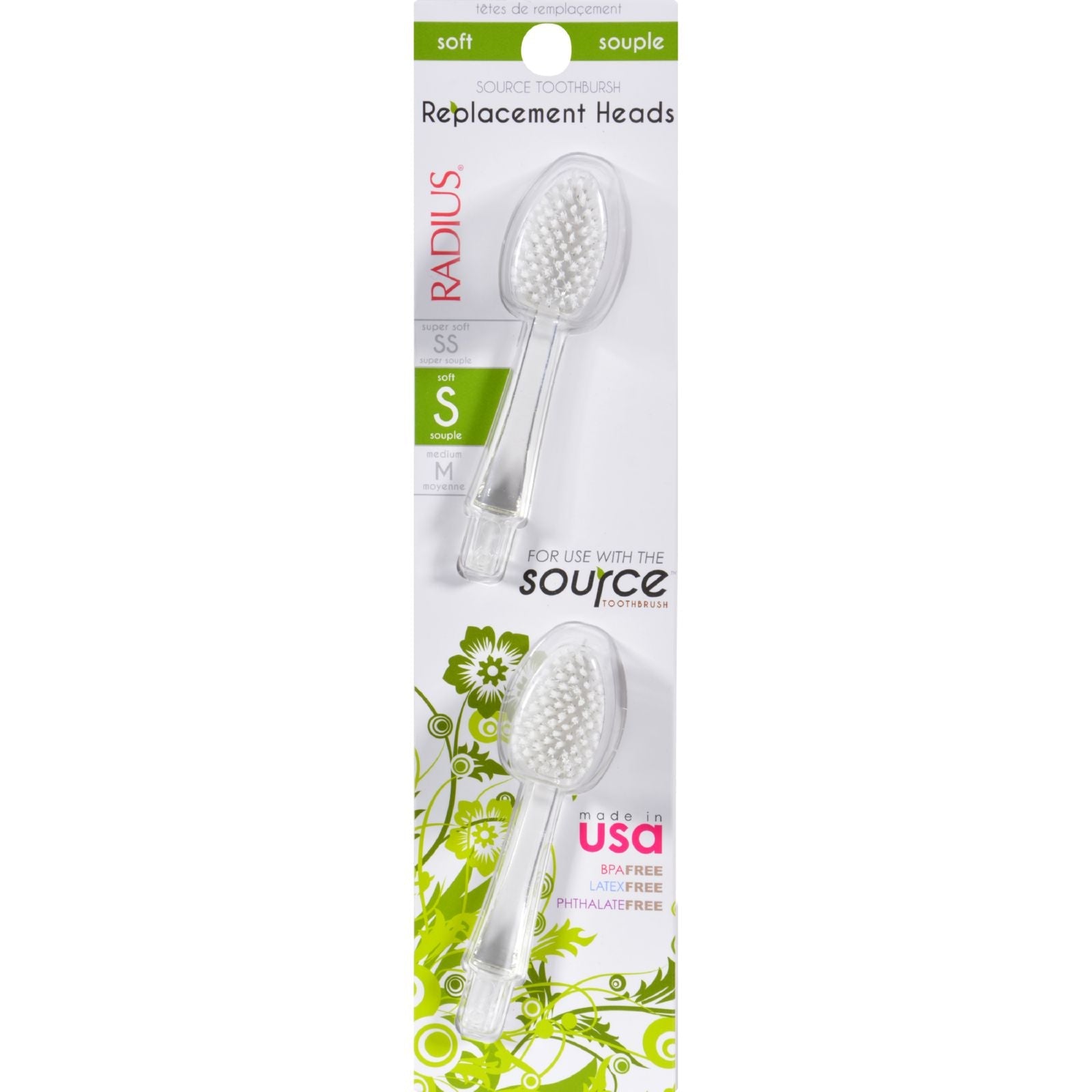 Soft Toothbrush Replacement Heads